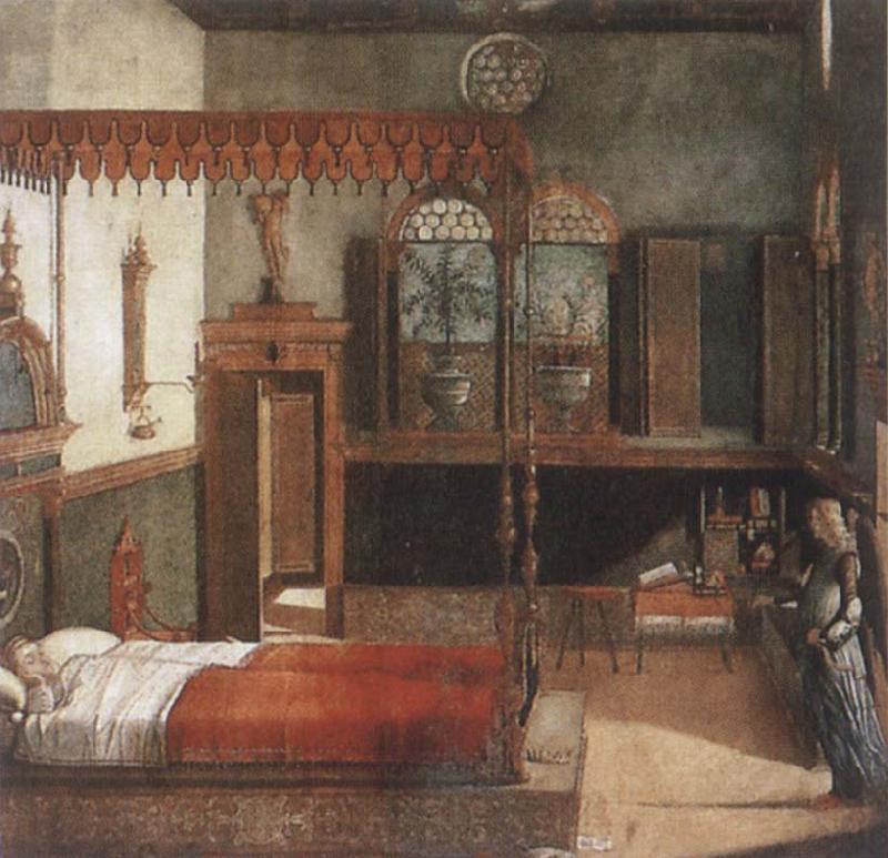 Vittore Carpaccio The Dream of St Ursula Sweden oil painting art
